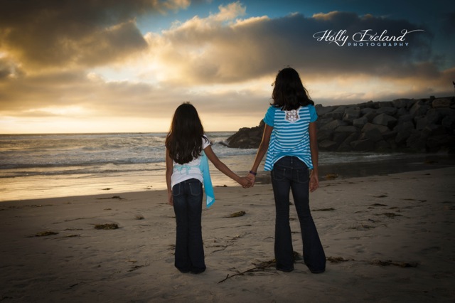 San Diego Family sunset beach photography, Holly Ireland Photography