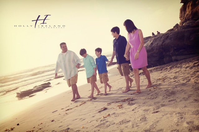 San Diego Sunset Beach Family Photography