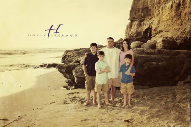 San Diego Sunset Beach Family Photography