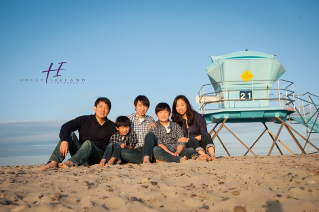 San Diego sunset family Beach Photography
