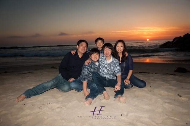 San Diego sunset family Beach Photography
