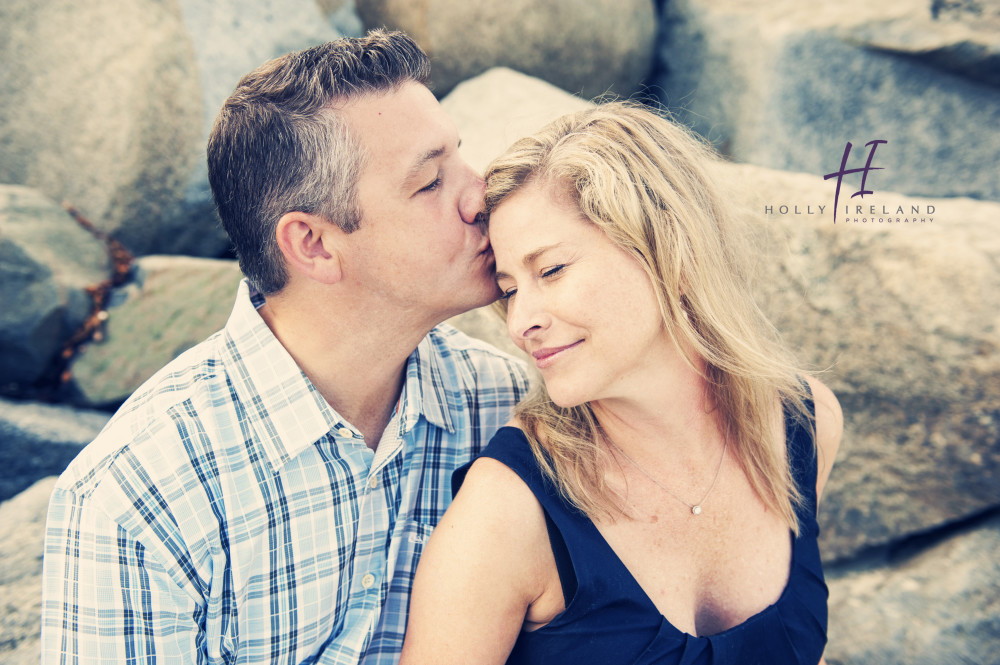 beautiful couple photographed at the beach in Carlsbad CA