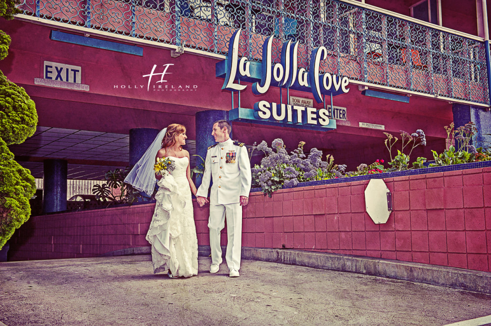 La Jolla Cove Suites beautiful wedding photography by Holly Ireland Photography