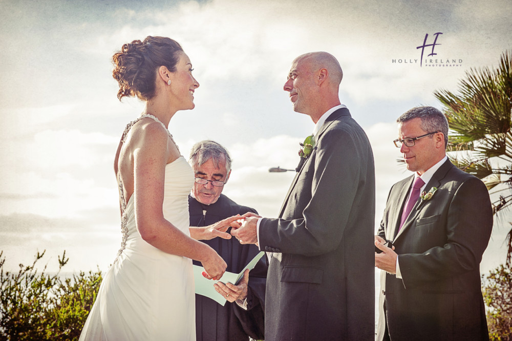 La Jolla Beach wedding ceremony photography