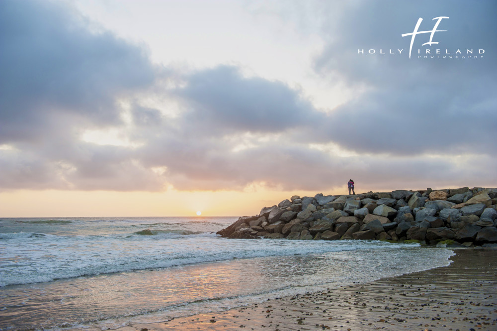 San Diego Enagagement photography at the beach in Carlsbad CA