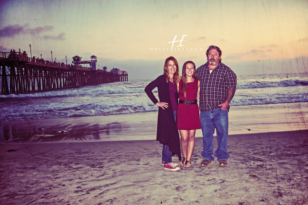 San Diego family photography at Oceanside pier