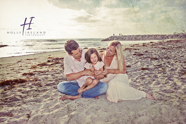 Family Photo shoot at the beach in Carlsbad Ca 