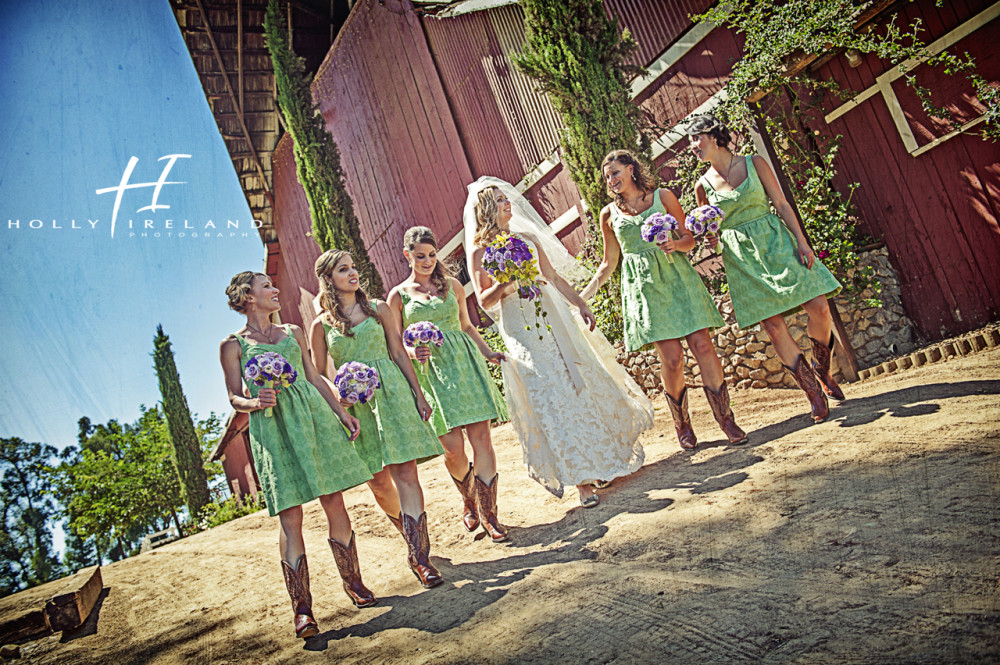 Bridal Party photos at Quail Haven Farms in Vista Ca