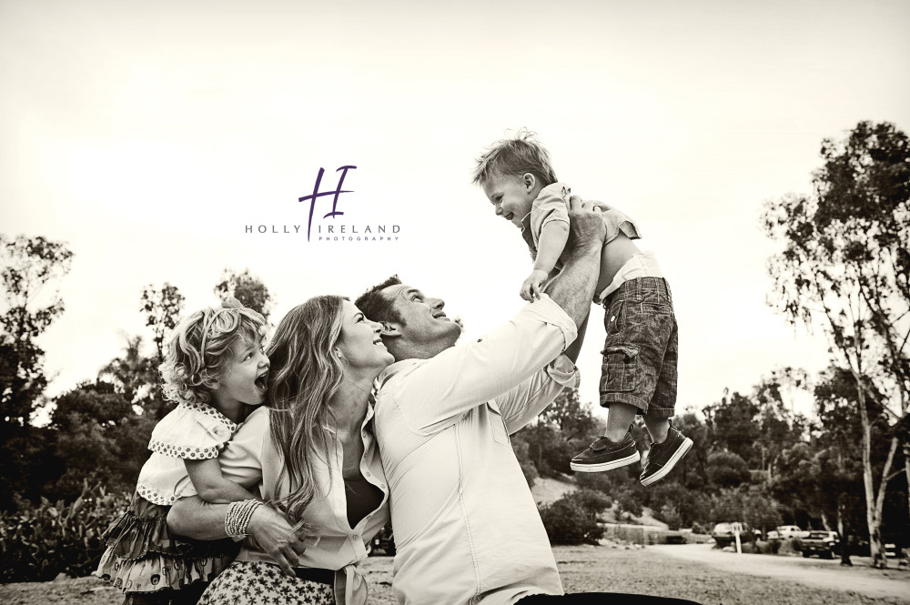 Creative family photography in San Diego CA at Leo Carrillo Ranch