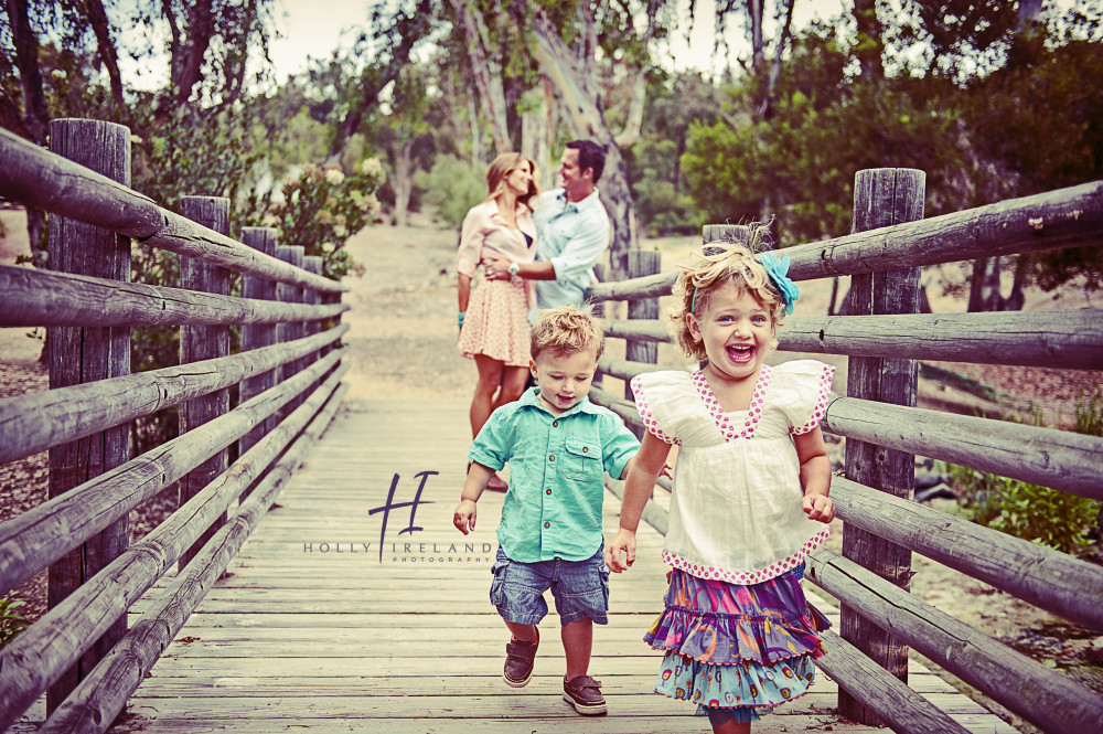 Cute photos of families at Leo Carrillo Ranch in Carlbad CA 