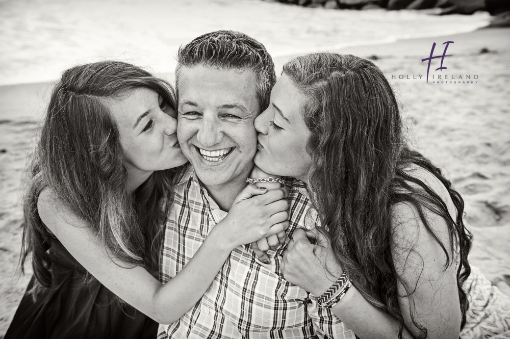 Cute family photo shoot at the beach in Carlsbad CA