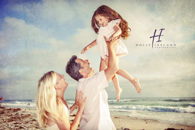 San Diego family sunset beach photographer Holly Ireland