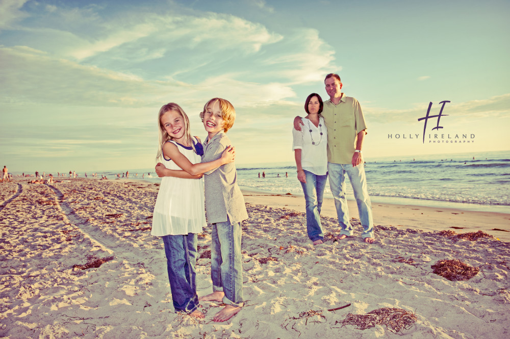 cute and creative photos photographed at the beach in Carlsbad Ca