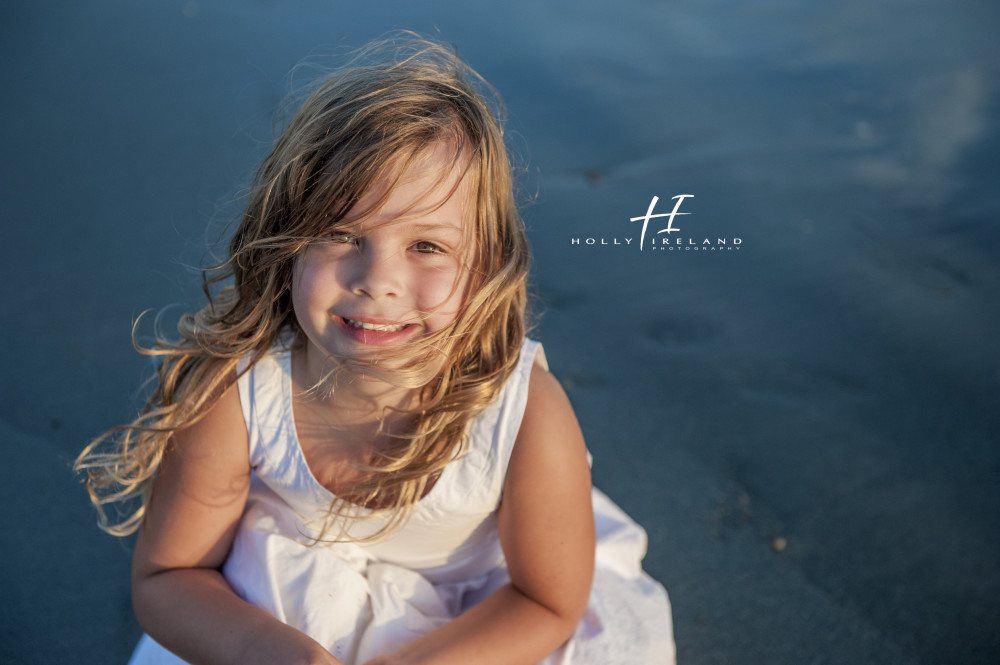 Cutest little girl at the beach in San Diego Ca