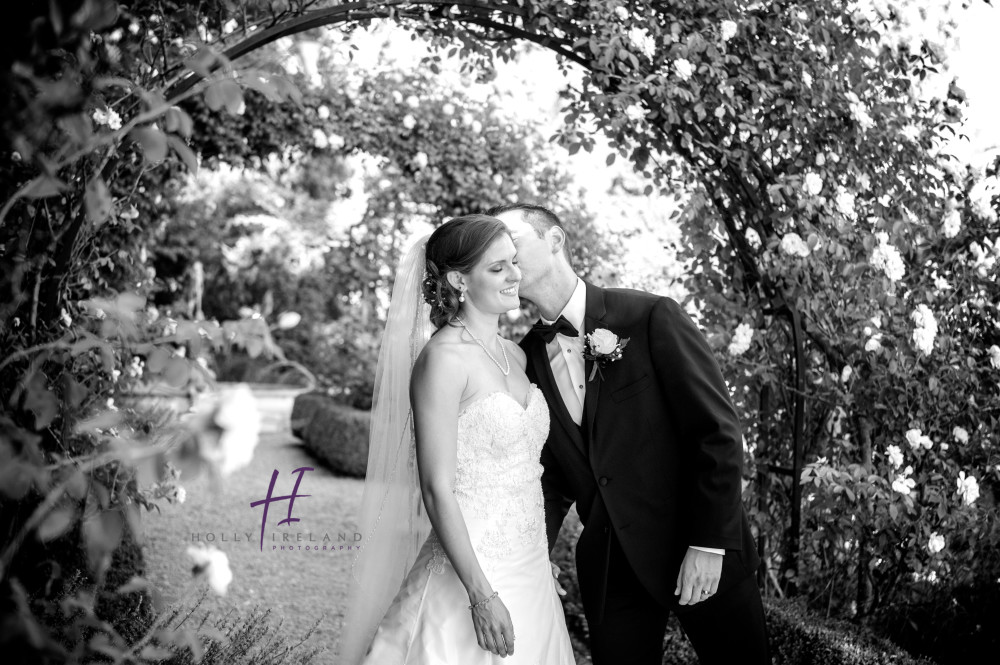 Black and white wedding photography in Napa CA