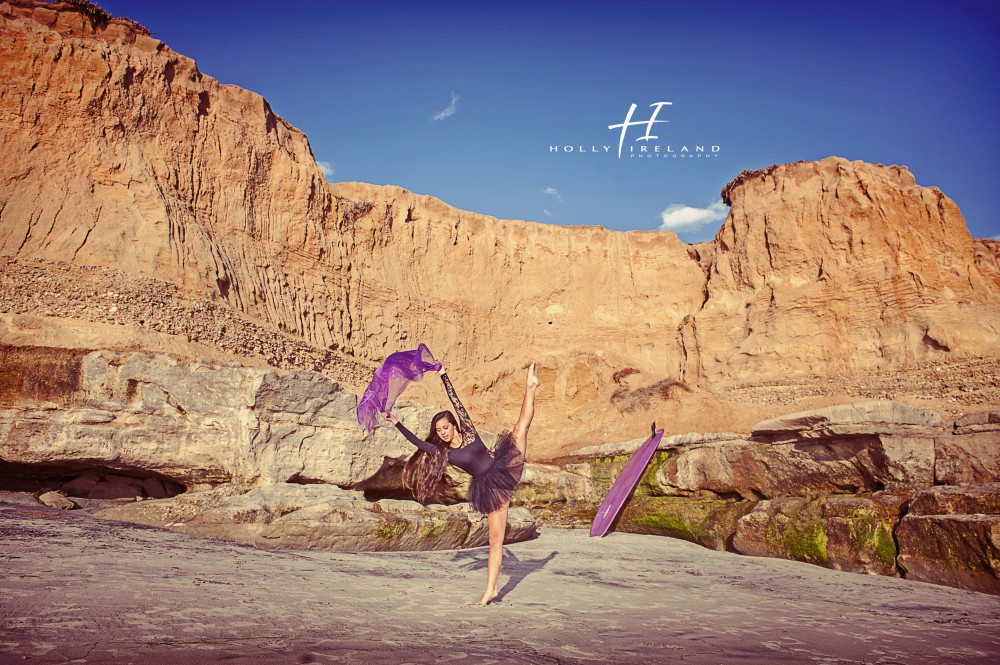 Dancer at the beach photos in San Diego CA