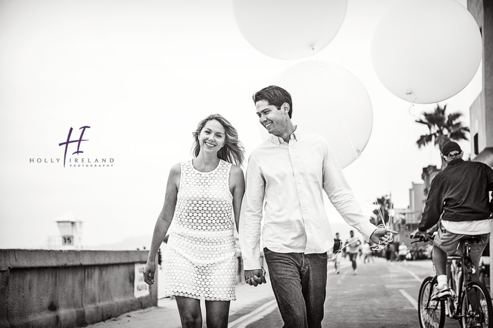 black and white engagement photography in San Diego