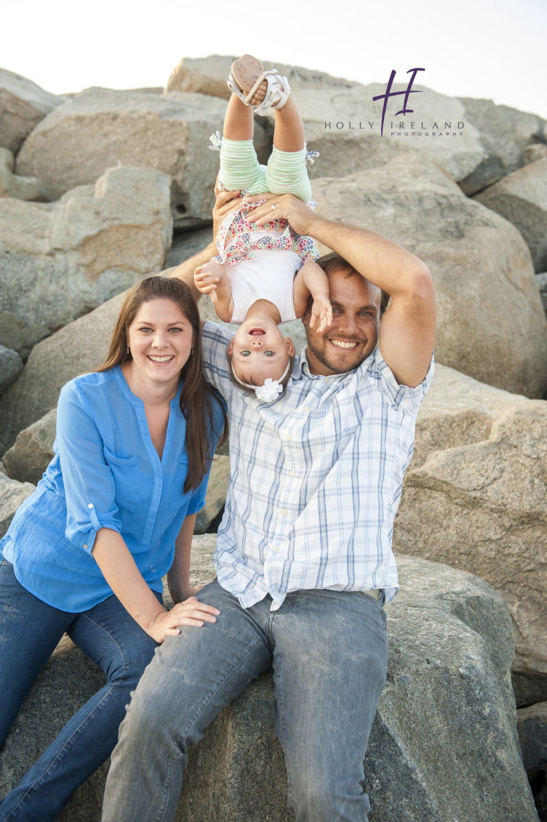 candid and fun family beach photography in Carlsbad CA 