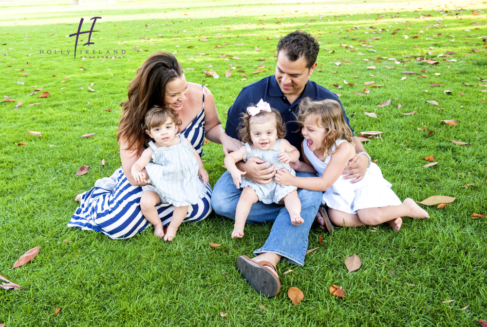 Coronado island family photography at a park in CA