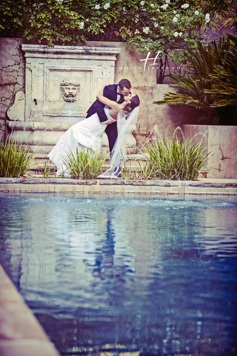 Dipping wedding photos in San Diego CA