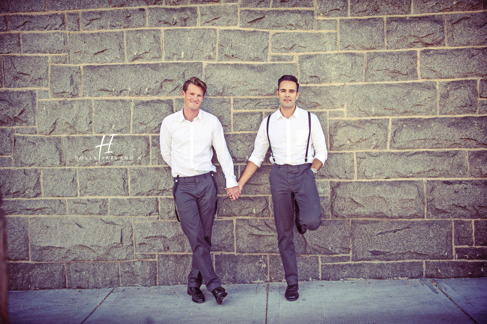 Creative and urban Same Sex engagement Photos in California