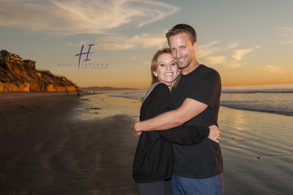 beautiful sunset engagement photographer in San Diego