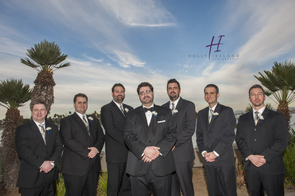 groomsmen photo in San Diego
