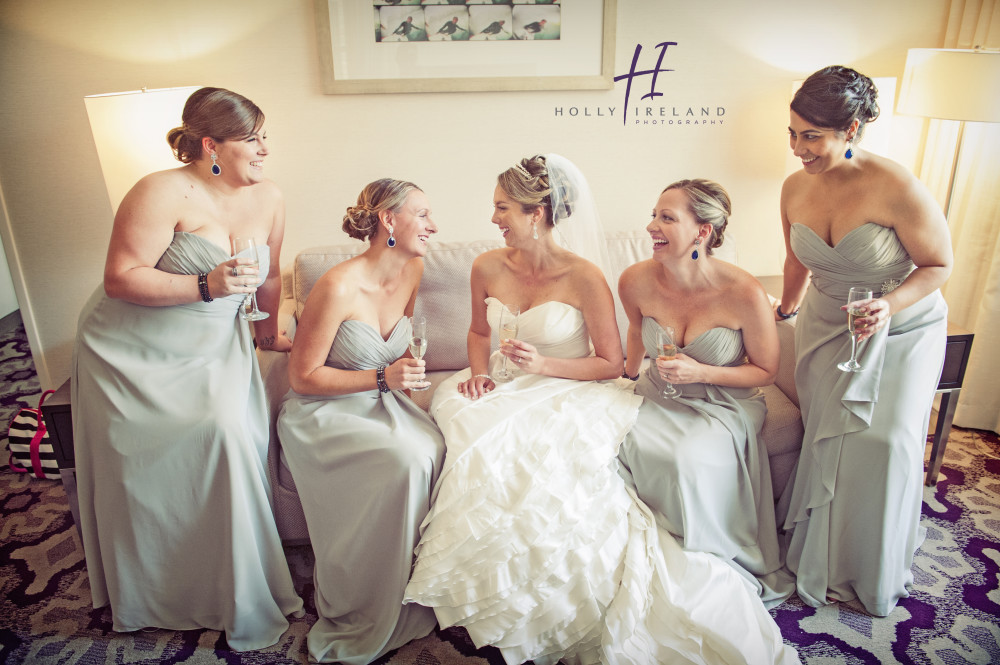 Bridal party fun photography