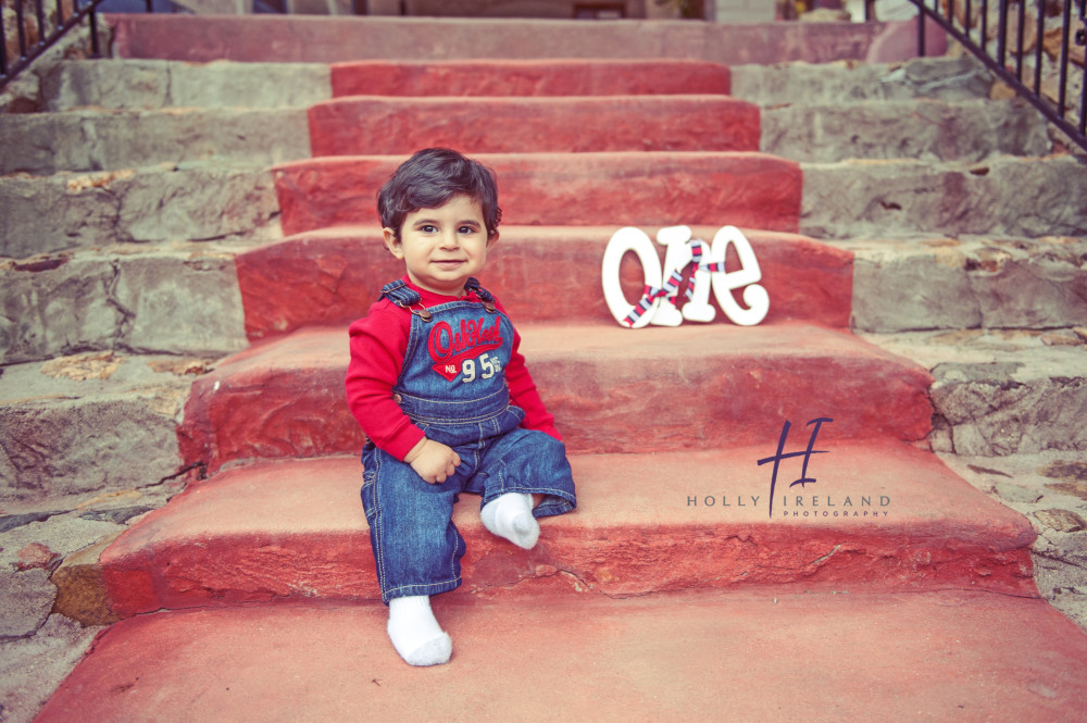 Adorable one year old photography at Leo Carrillo ranch