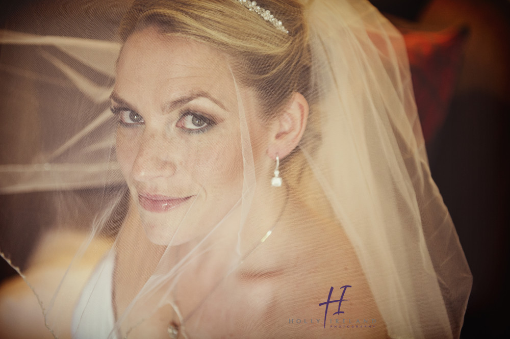 Beautiful bride and veil photography