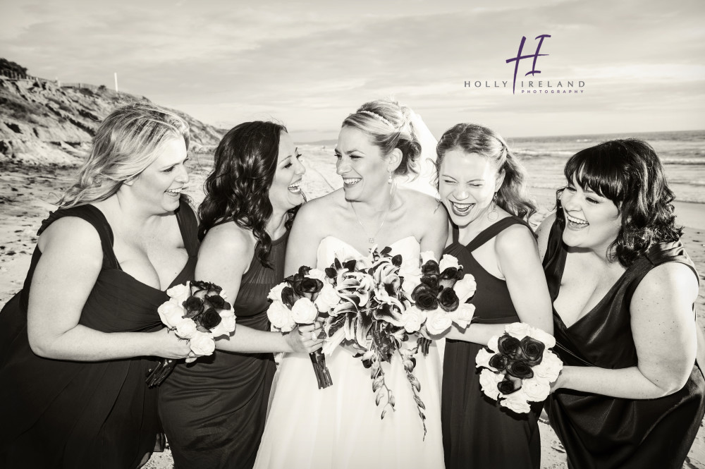 Carlsbad fun bridal Party photography