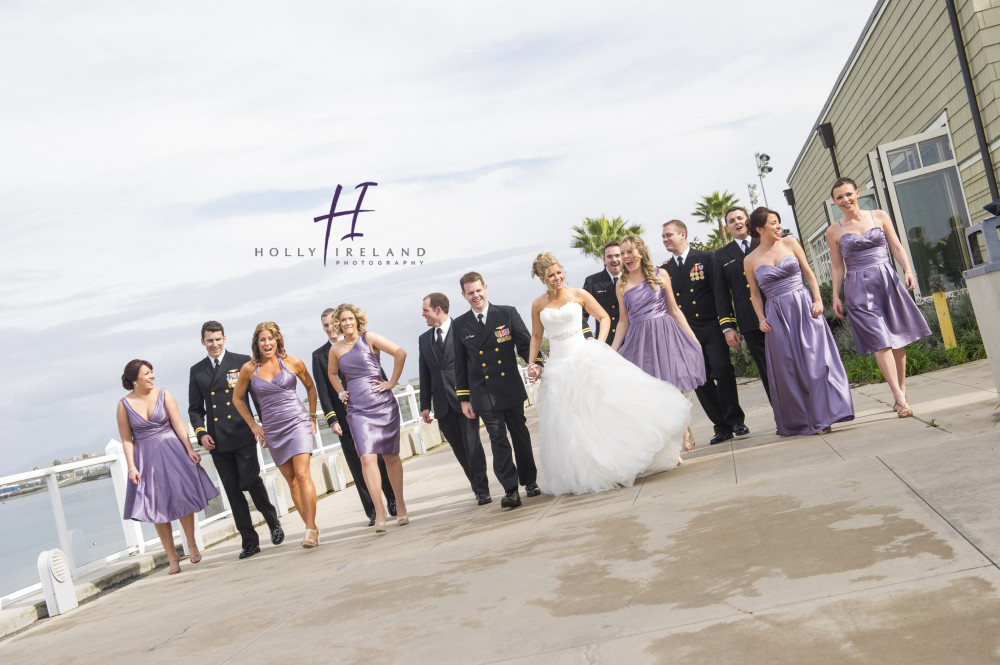 fun bridal party photography in California