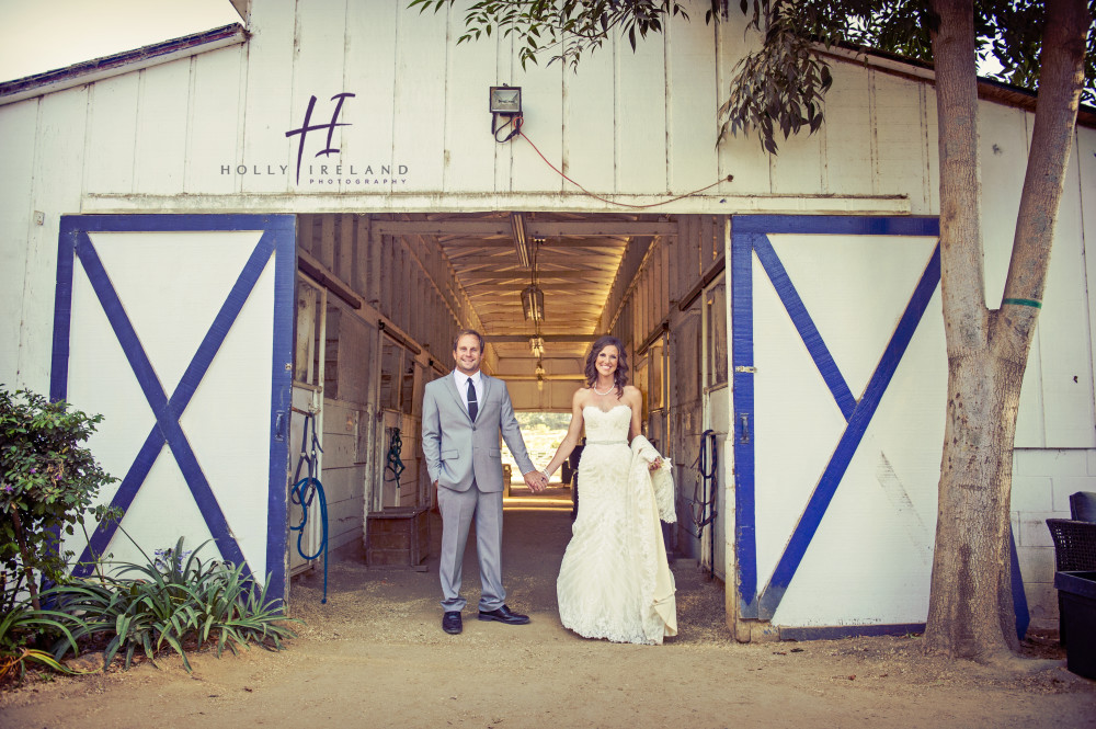 ranch style bride and groom photos