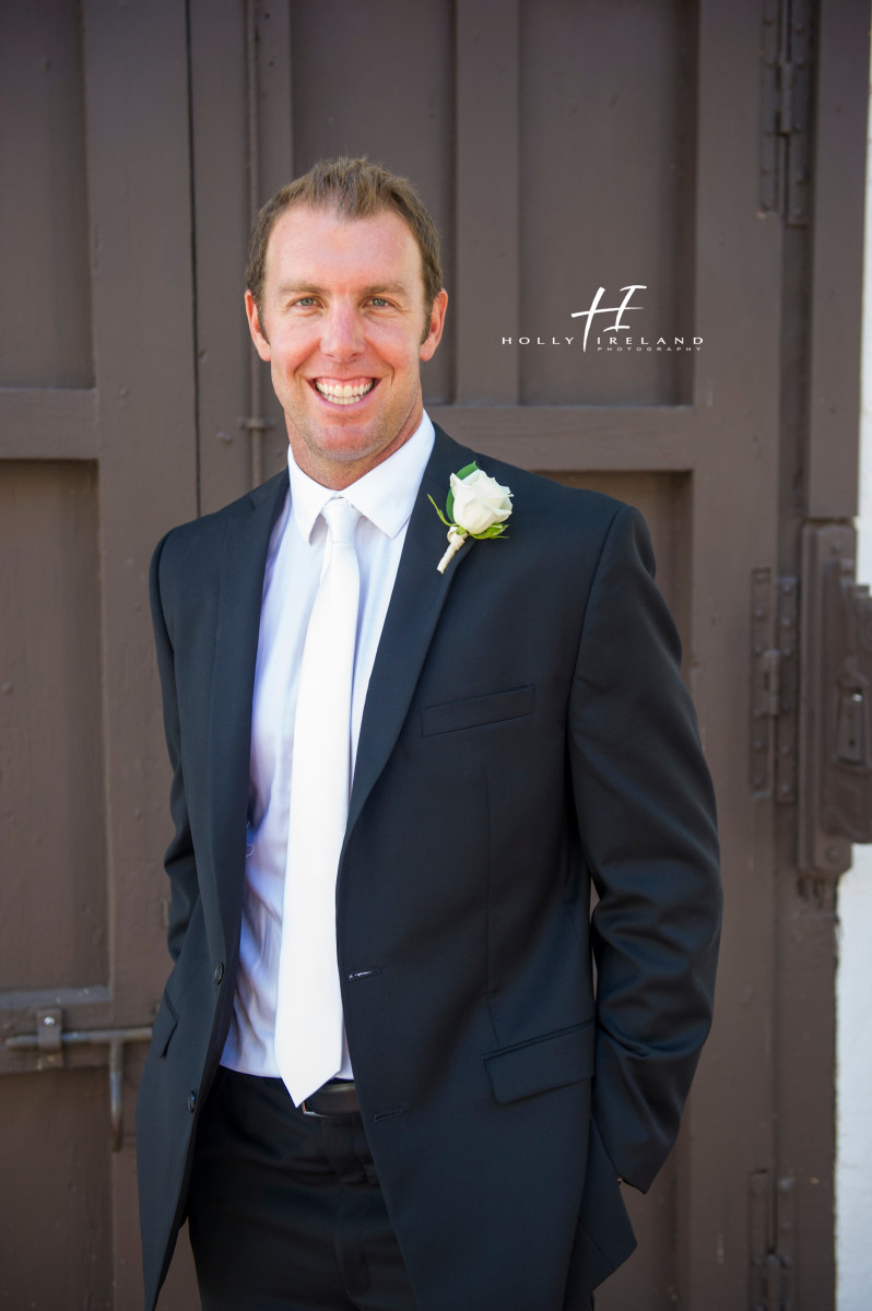 Groom at Mission Basilica San Diego