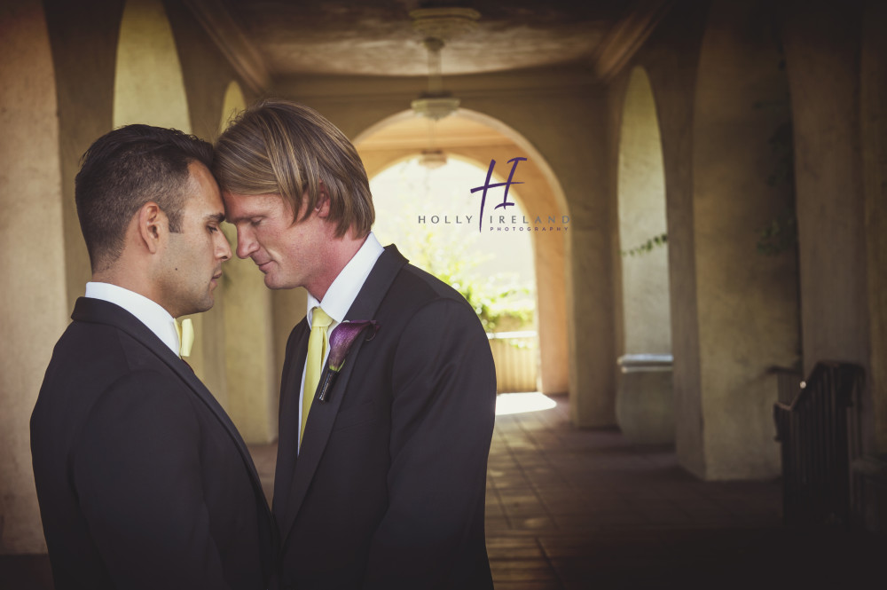 romantic same sex wedding photos in San Diego