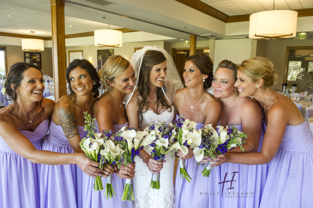 shadow Ridge wedding photos in Vista CA bridal party