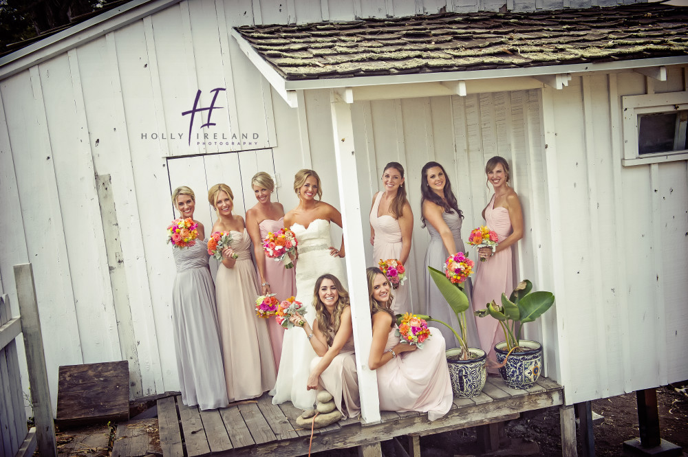 Santa Barbara wedding Photographer brides maid photo ideas
