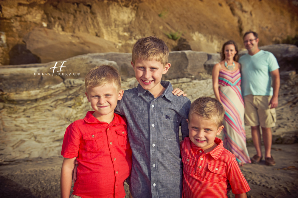 La Jolla Pier Family Photography at the beach at sunset