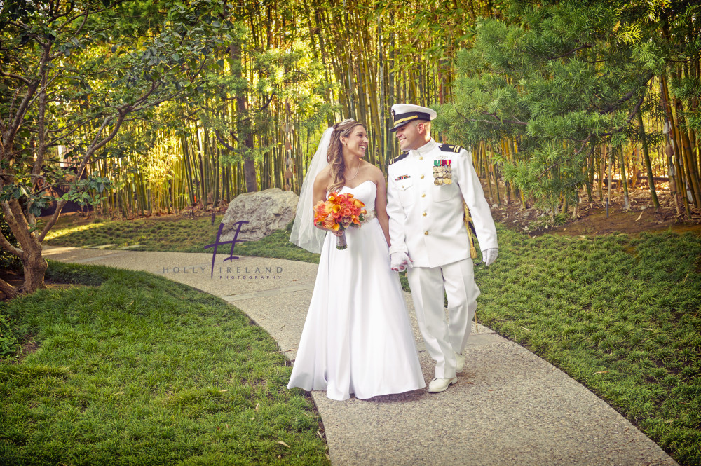 Japanese Friendship Garden wedding photos in San Diego at Balboa Park