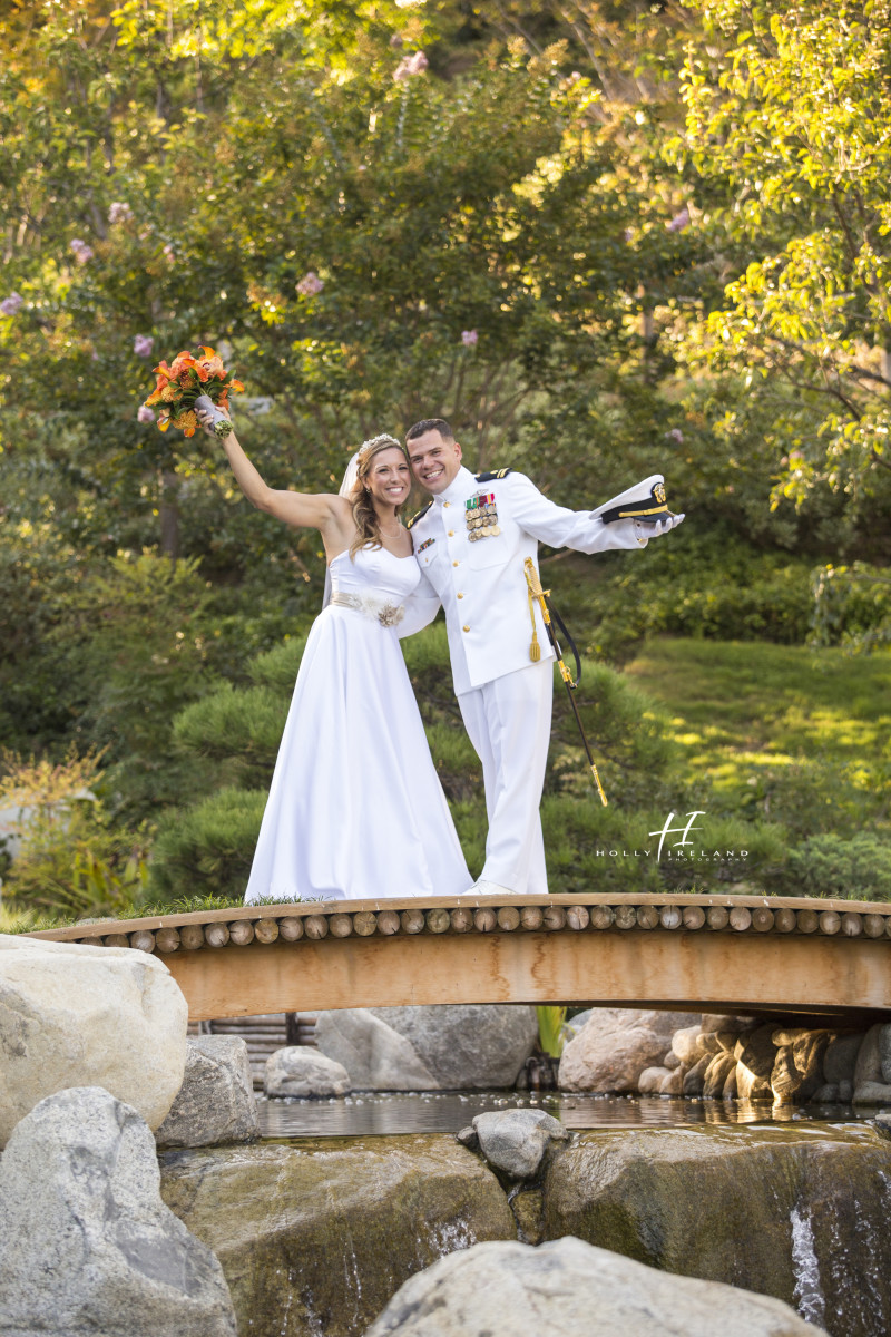 Japanese Friendship Garden wedding photos in San Diego at Balboa Park