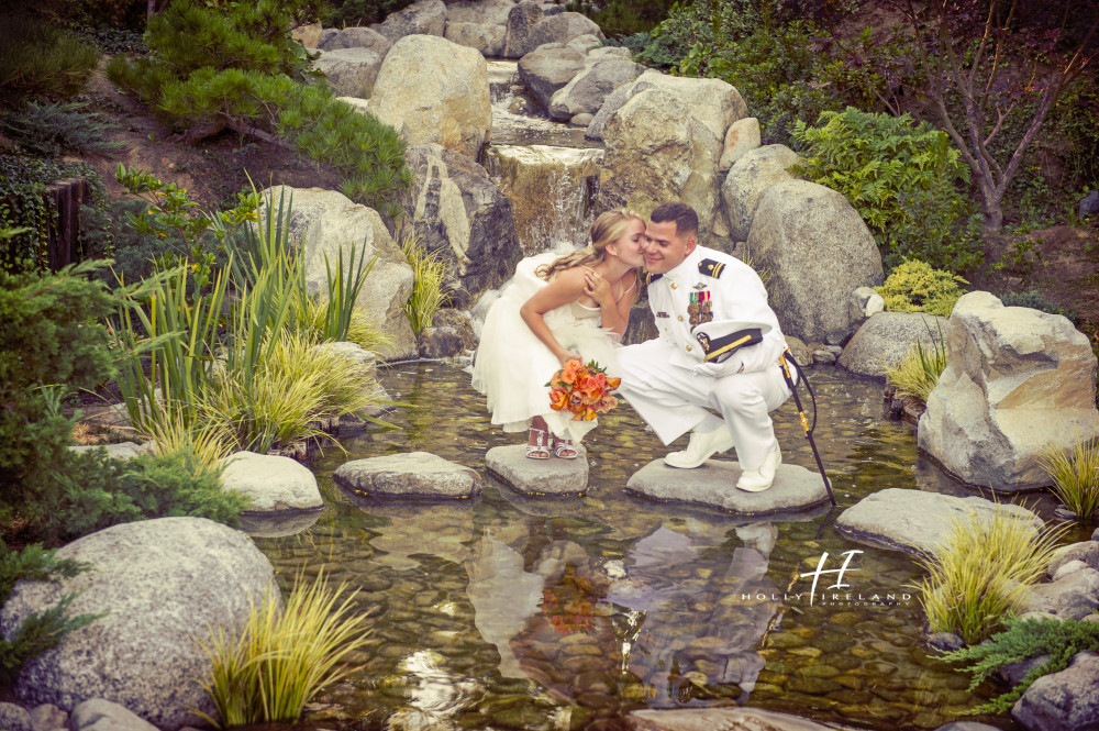 Japanese Friendship Garden wedding photos in San Diego at Balboa Park