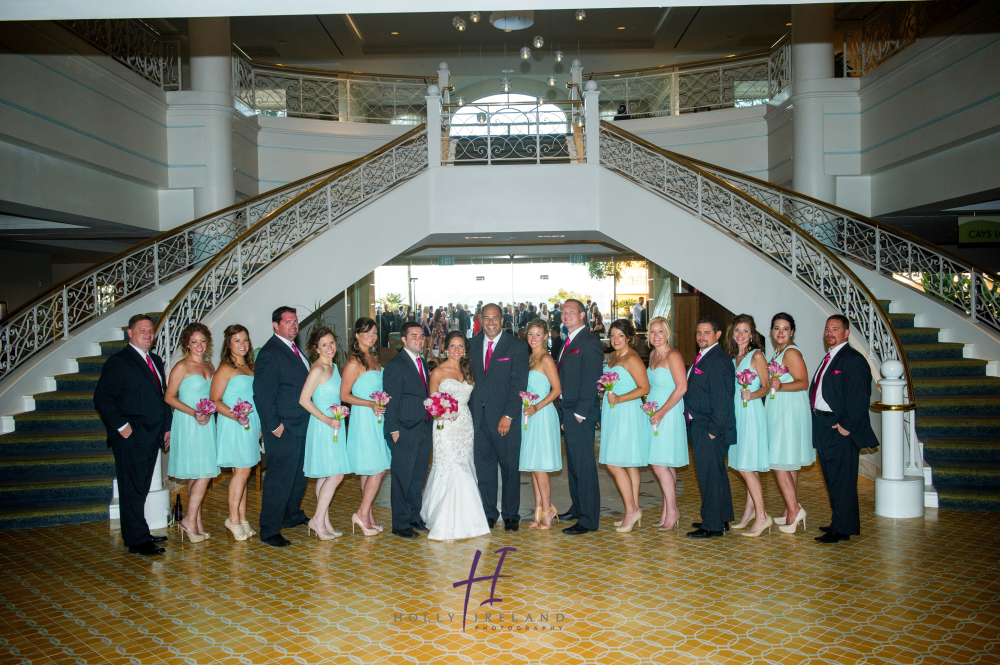 Loews Coronado wedding bridal party photos