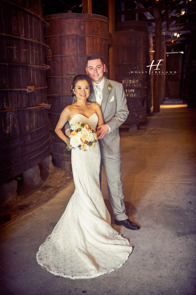 rustic bride and groom wedding