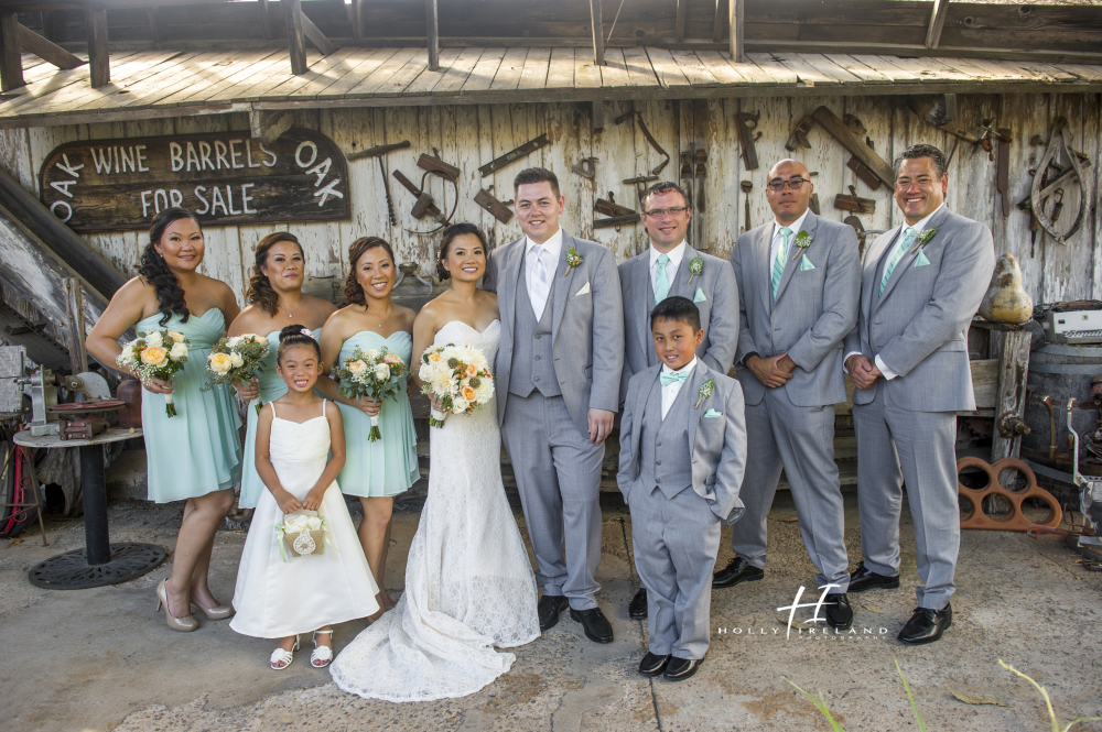 the wedding party rustic rancho 