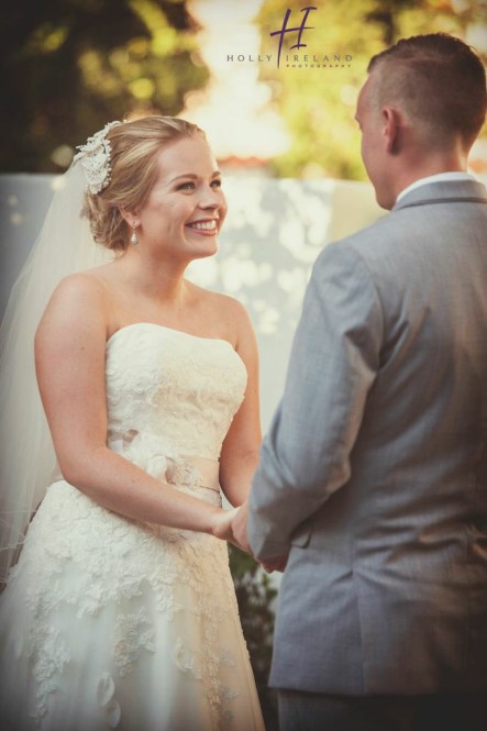 smiling bride rustic san diego 