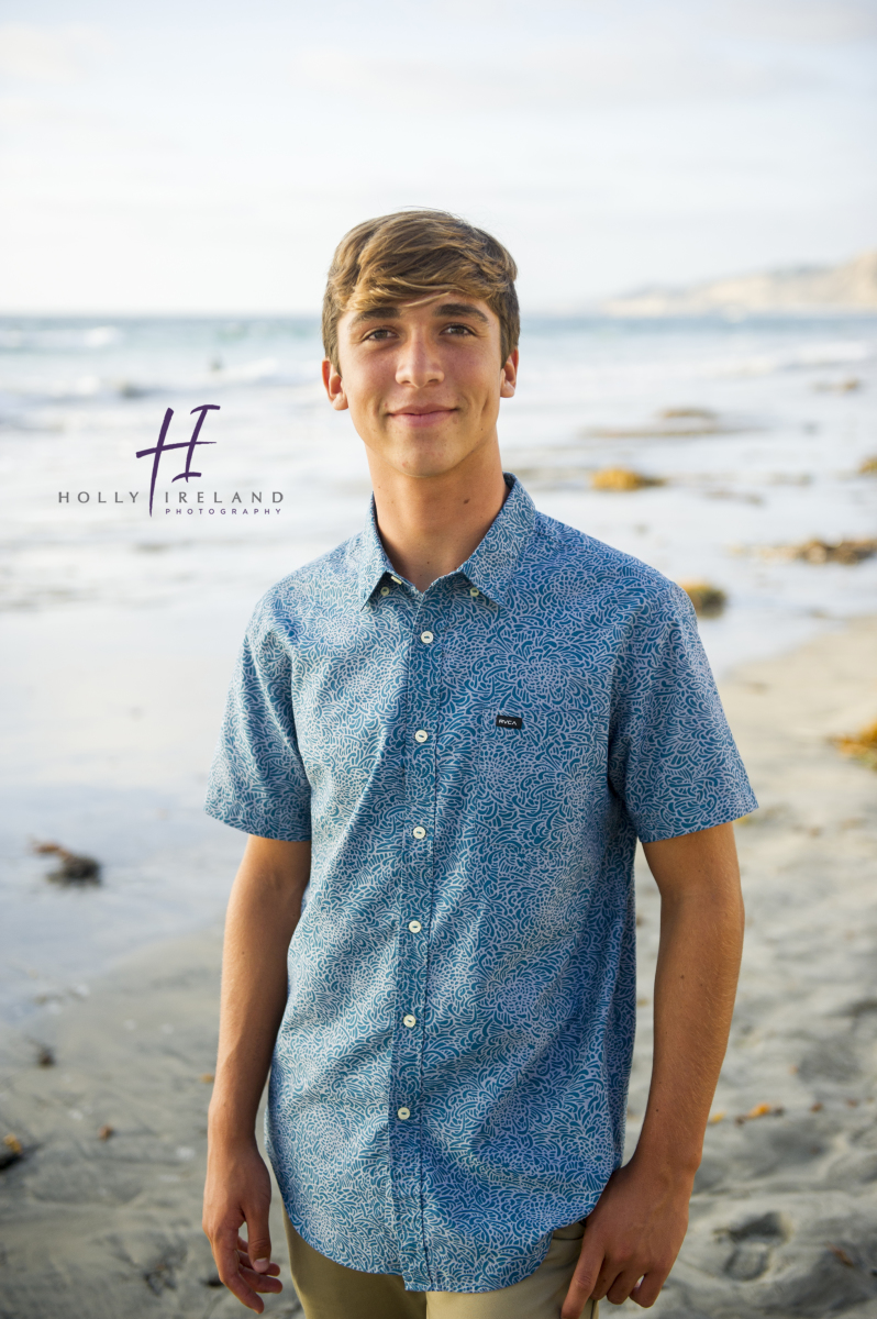 beach senior photos 