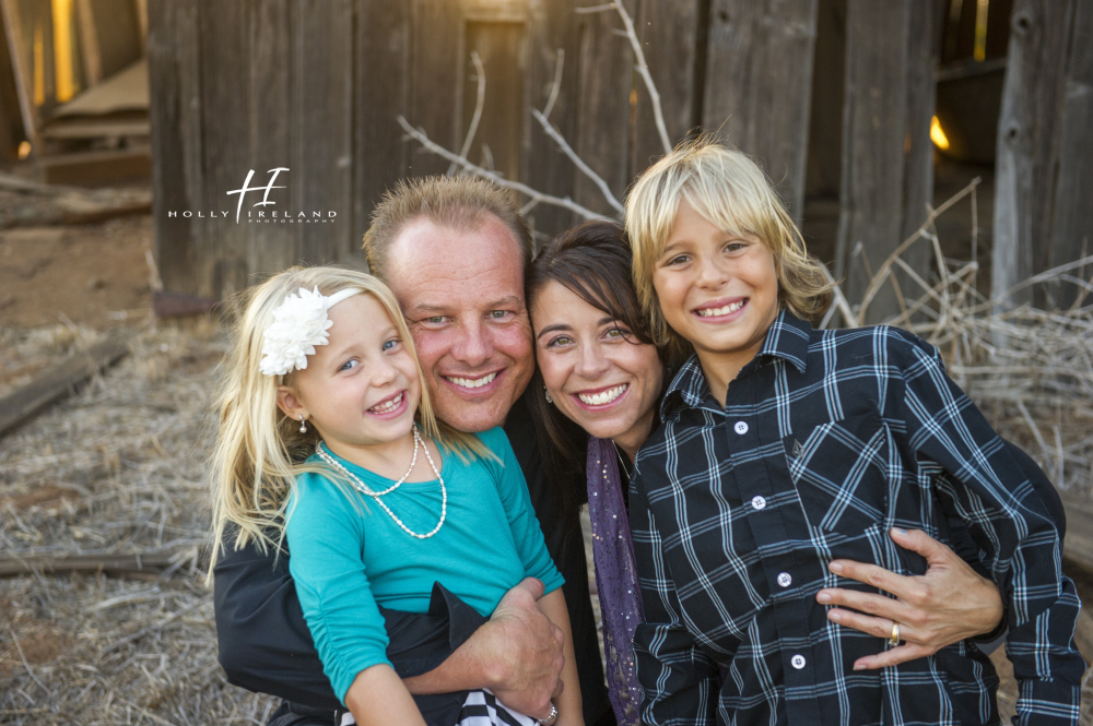 rustic fun family photos in Vista CA 