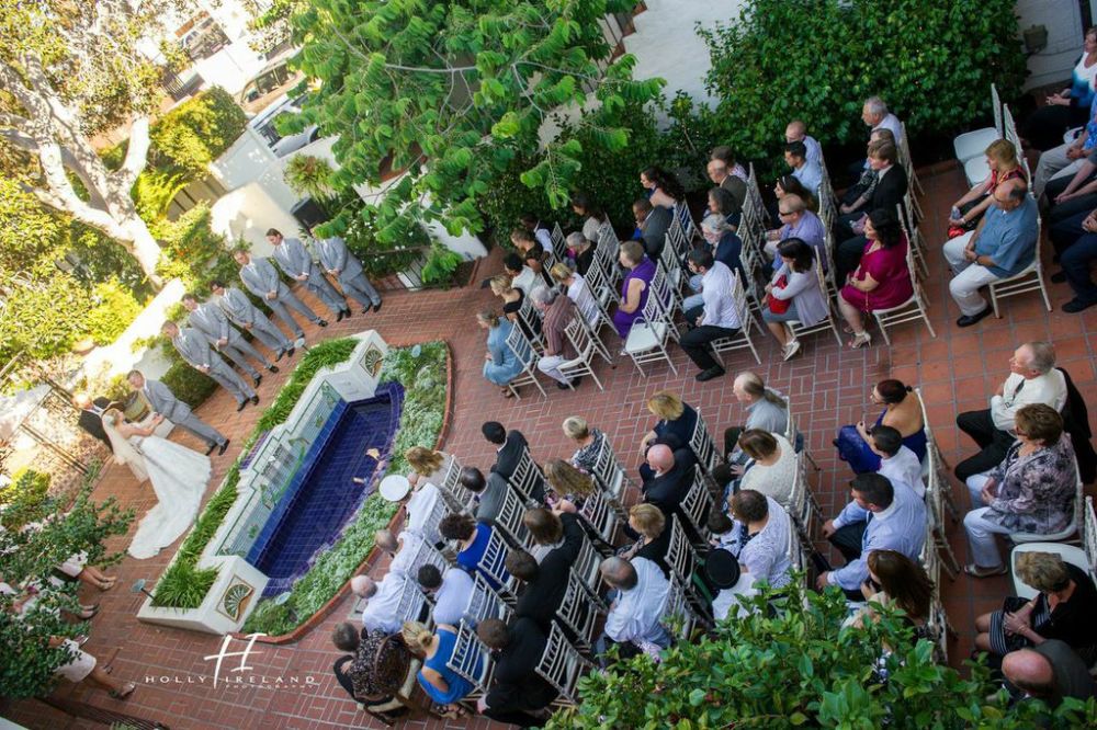 scenery wedding photo