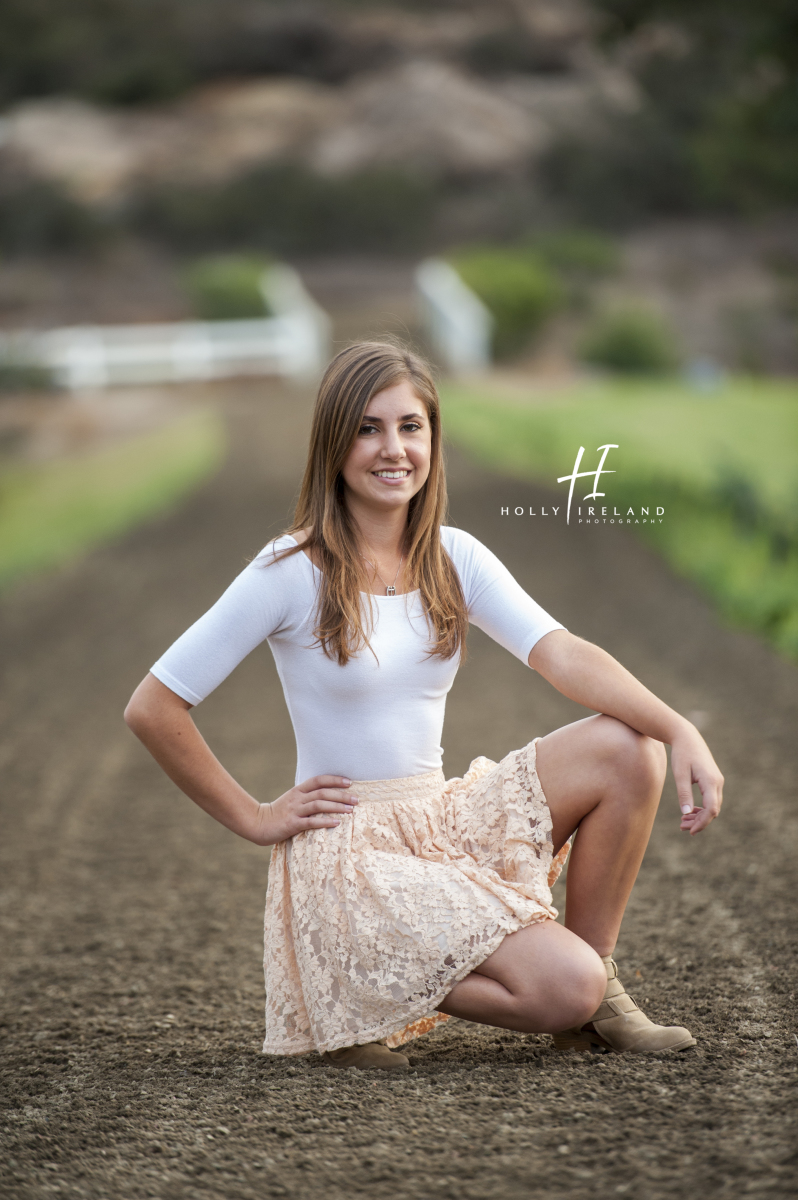 San diego fun high school senior photos rustic vibe