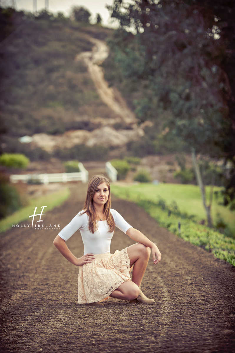 Fun high School photo shoot with Ally and her horse in San Diego Ca